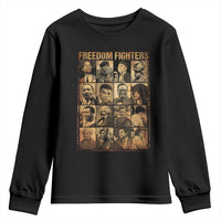 Black Freedom Fighters Youth Sweatshirt Huey P. Newton Bobby Seale Black History Month Juneteenth