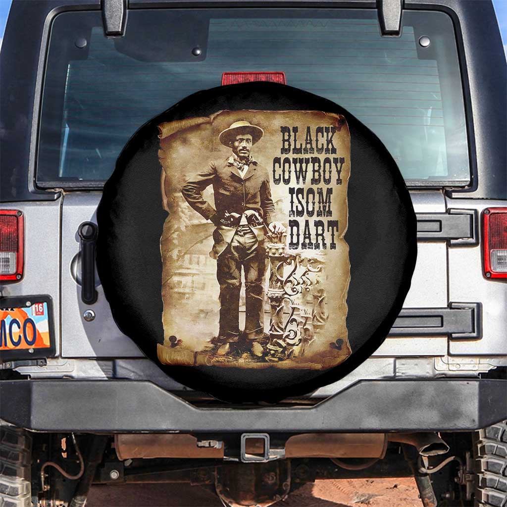 Black Cowboy Isom Dart Spare Tire Cover African American Cowboys Black History