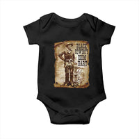 Black Cowboy Isom Dart Baby Onesie African American Cowboys Black History