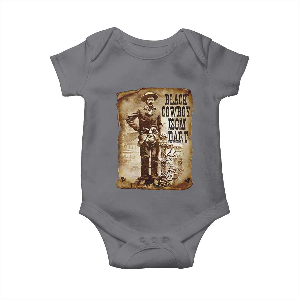 Black Cowboy Isom Dart Baby Onesie African American Cowboys Black History