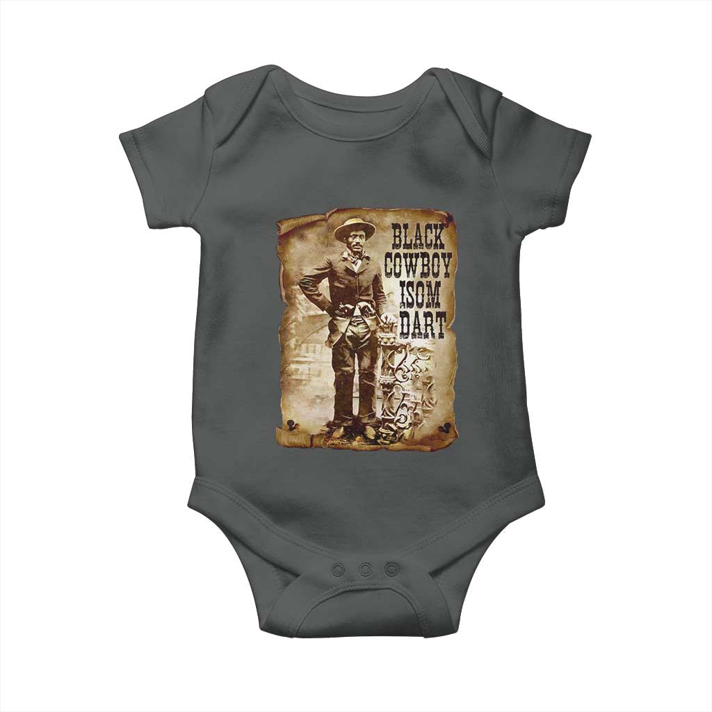 Black Cowboy Isom Dart Baby Onesie African American Cowboys Black History