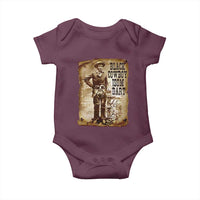 Black Cowboy Isom Dart Baby Onesie African American Cowboys Black History