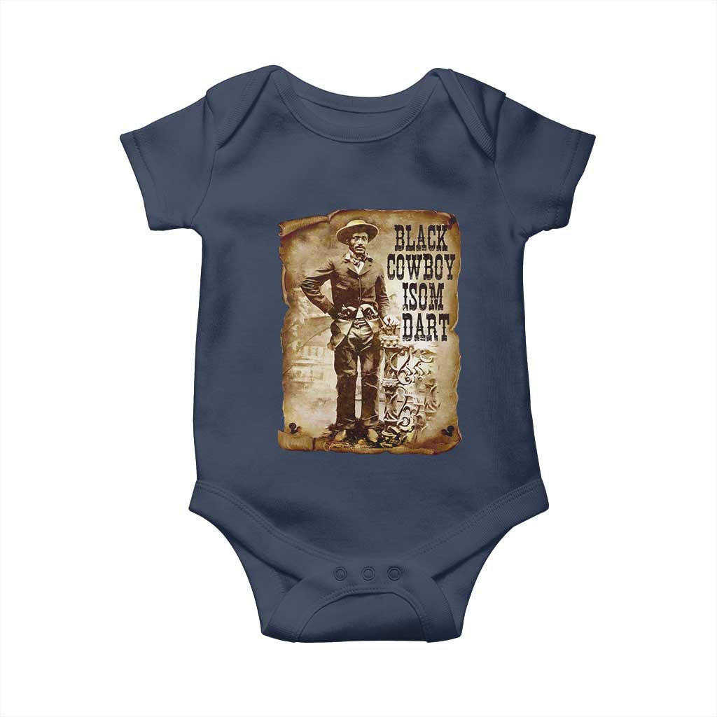 Black Cowboy Isom Dart Baby Onesie African American Cowboys Black History