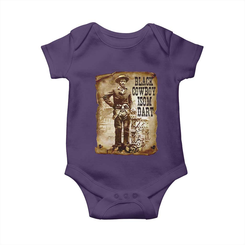 Black Cowboy Isom Dart Baby Onesie African American Cowboys Black History