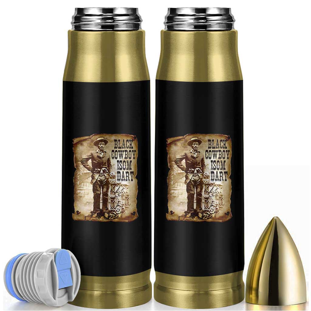 Black Cowboy Isom Dart Bullet Tumbler African American Cowboys Black History