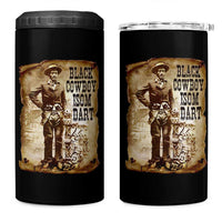 Black Cowboy Isom Dart 4 in 1 Can Cooler Tumbler African American Cowboys Black History