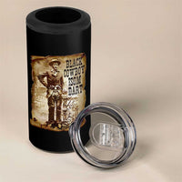 Black Cowboy Isom Dart 4 in 1 Can Cooler Tumbler African American Cowboys Black History