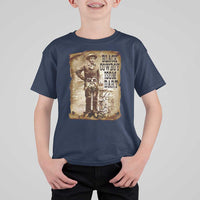 Black Cowboy Isom Dart T Shirt For Kid African American Cowboys Black History