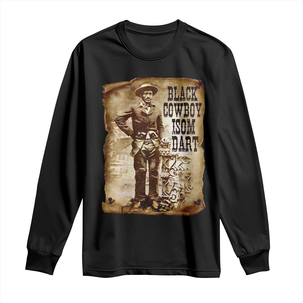 Black Cowboy Isom Dart Long Sleeve Shirt African American Cowboys Black History