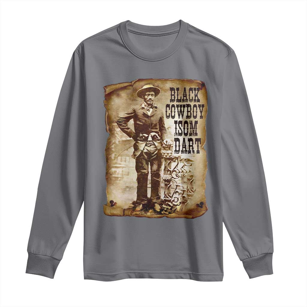 Black Cowboy Isom Dart Long Sleeve Shirt African American Cowboys Black History