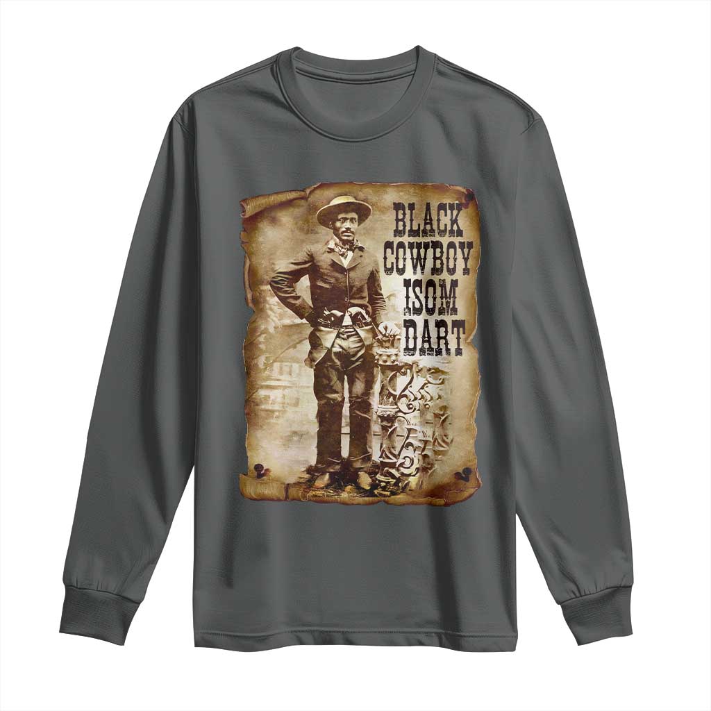 Black Cowboy Isom Dart Long Sleeve Shirt African American Cowboys Black History