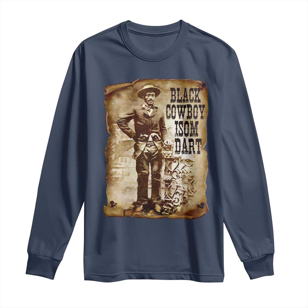 Black Cowboy Isom Dart Long Sleeve Shirt African American Cowboys Black History