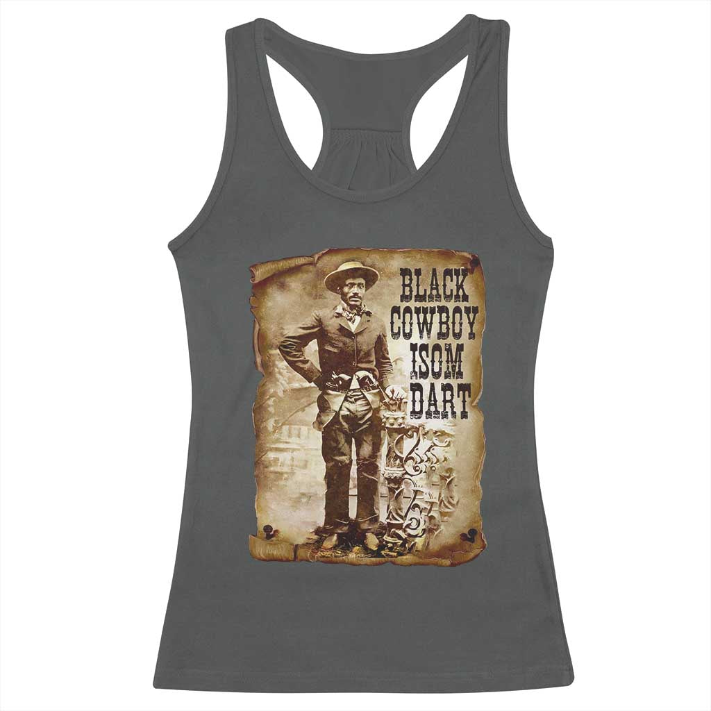 Black Cowboy Isom Dart Racerback Tank Top African American Cowboys Black History