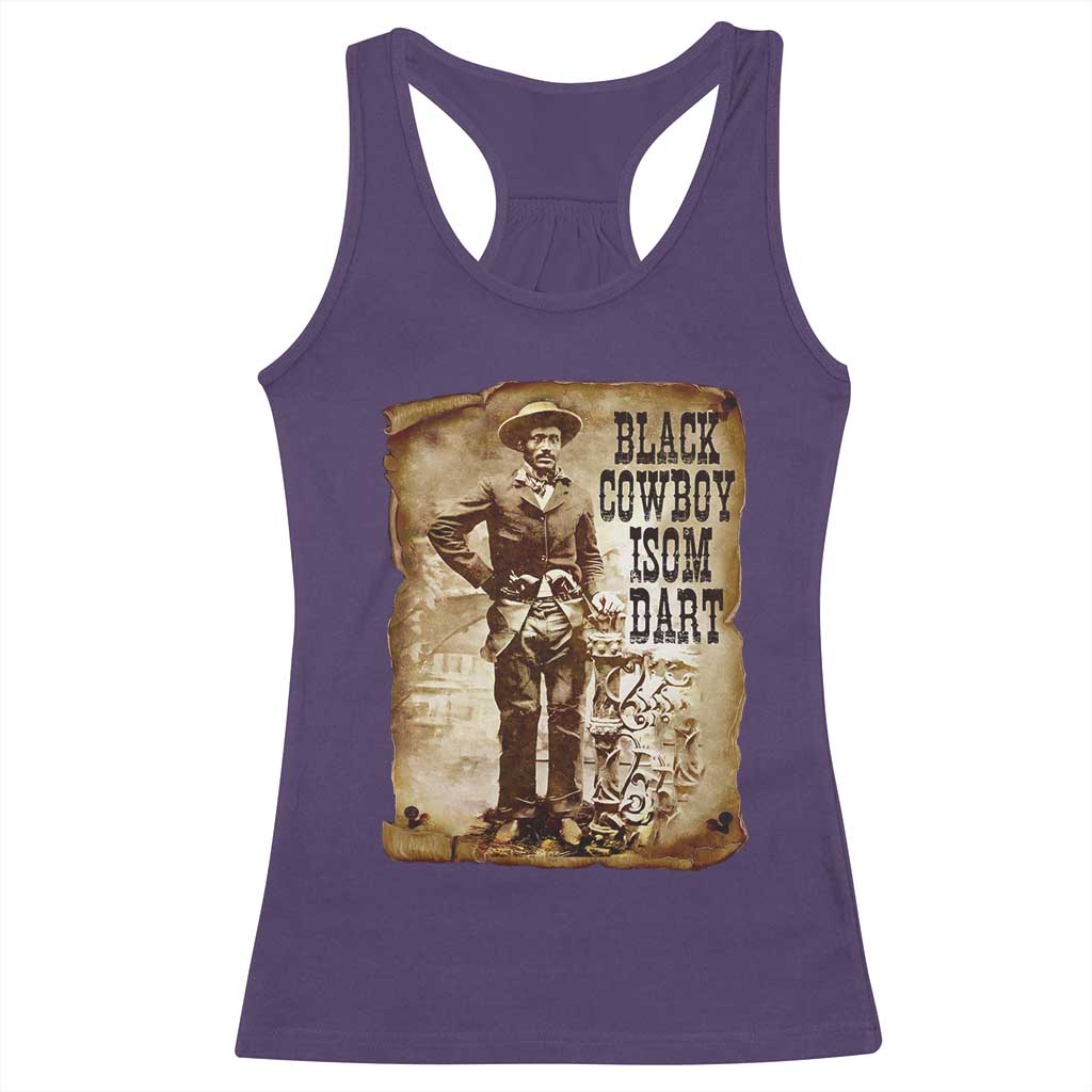 Black Cowboy Isom Dart Racerback Tank Top African American Cowboys Black History