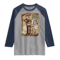 Black Cowboy Isom Dart Raglan Shirt African American Cowboys Black History