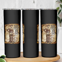 Black Cowboy Isom Dart Skinny Tumbler African American Cowboys Black History