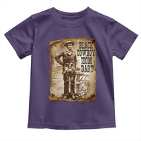 Black Cowboy Isom Dart Toddler T Shirt African American Cowboys Black History