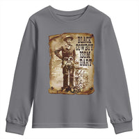 Black Cowboy Isom Dart Youth Sweatshirt African American Cowboys Black History