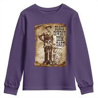 Black Cowboy Isom Dart Youth Sweatshirt African American Cowboys Black History