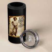 Black Cowboy Bill Pickett 4 in 1 Can Cooler Tumbler African American Cowboys Black History