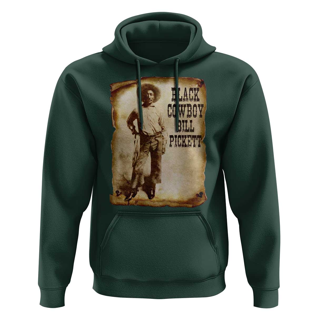 Black Cowboy Bill Pickett Hoodie African American Cowboys Black History