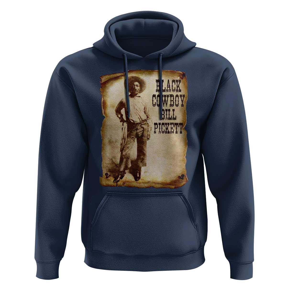Black Cowboy Bill Pickett Hoodie African American Cowboys Black History