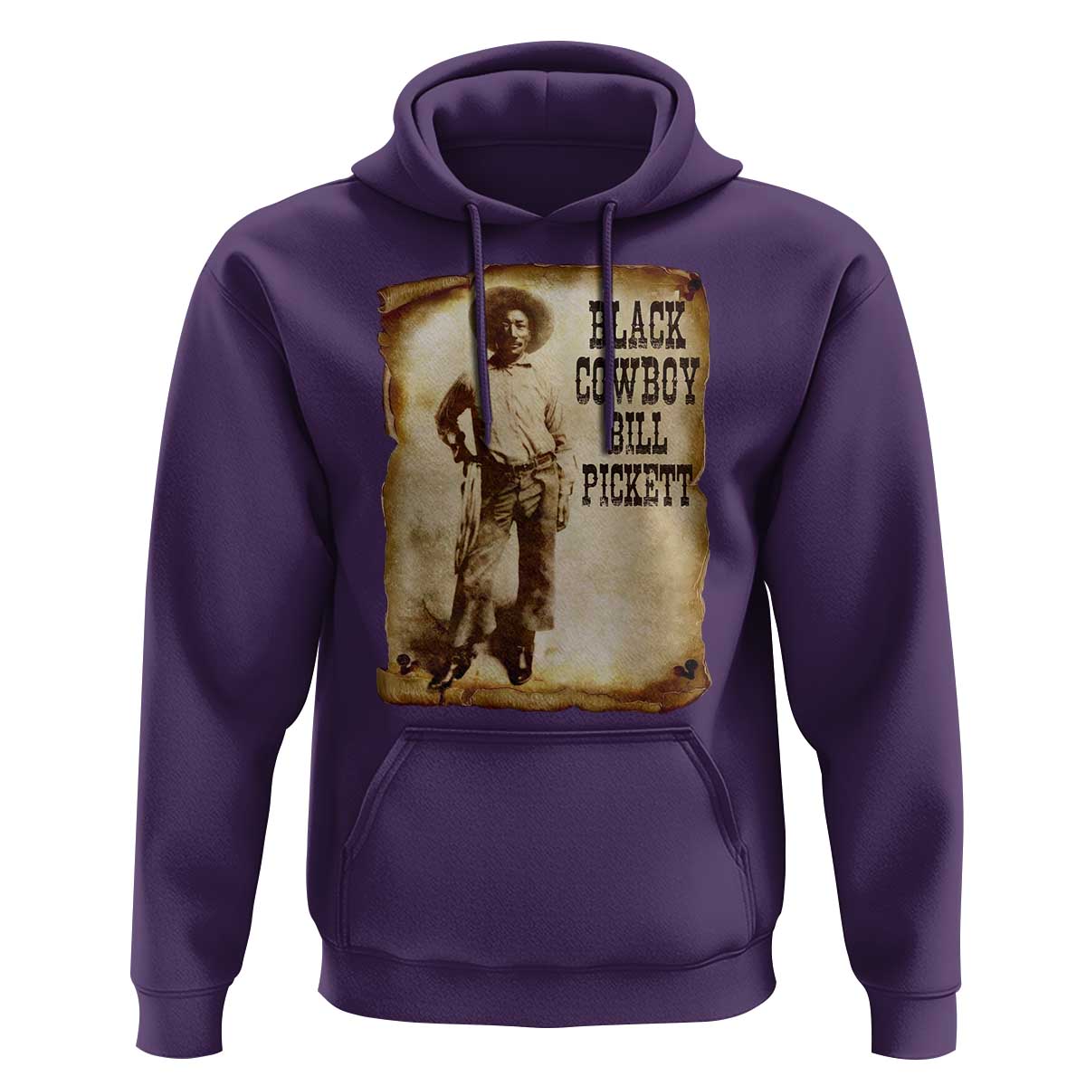 Black Cowboy Bill Pickett Hoodie African American Cowboys Black History