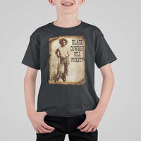 Black Cowboy Bill Pickett T Shirt For Kid African American Cowboys Black History