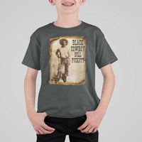 Black Cowboy Bill Pickett T Shirt For Kid African American Cowboys Black History