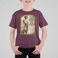 Black Cowboy Bill Pickett T Shirt For Kid African American Cowboys Black History
