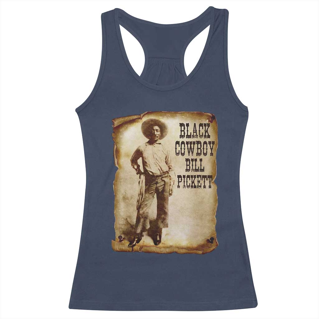 Black Cowboy Bill Pickett Racerback Tank Top African American Cowboys Black History