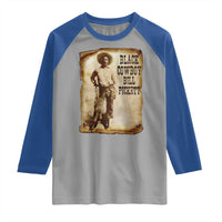 Black Cowboy Bill Pickett Raglan Shirt African American Cowboys Black History