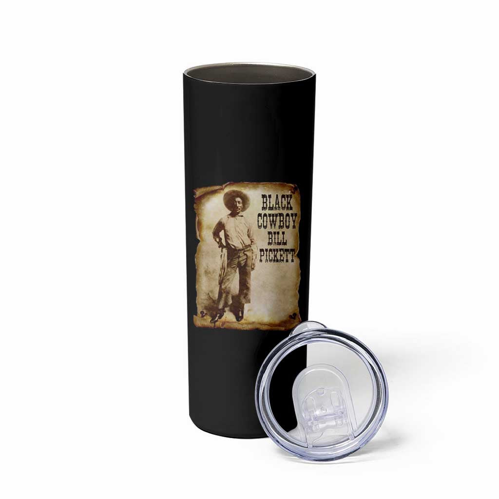 Black Cowboy Bill Pickett Skinny Tumbler African American Cowboys Black History