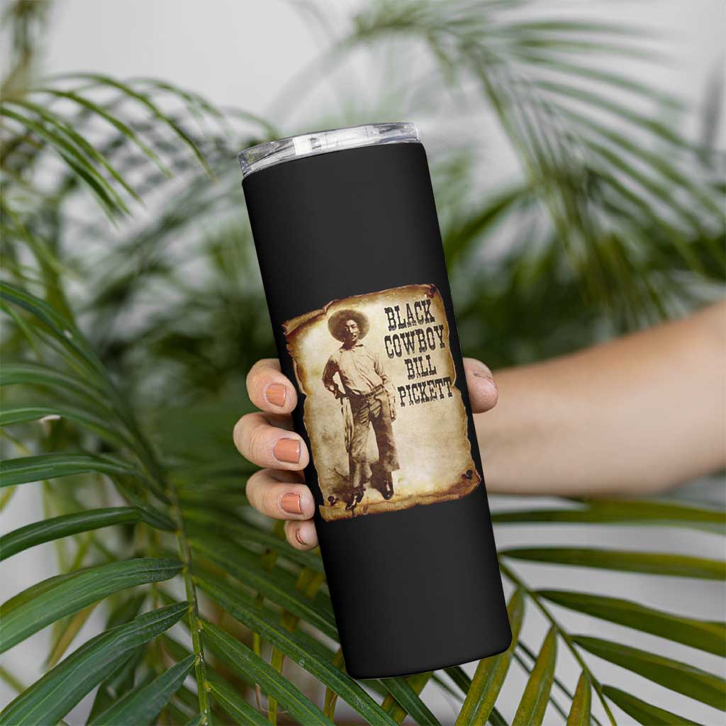 Black Cowboy Bill Pickett Skinny Tumbler African American Cowboys Black History