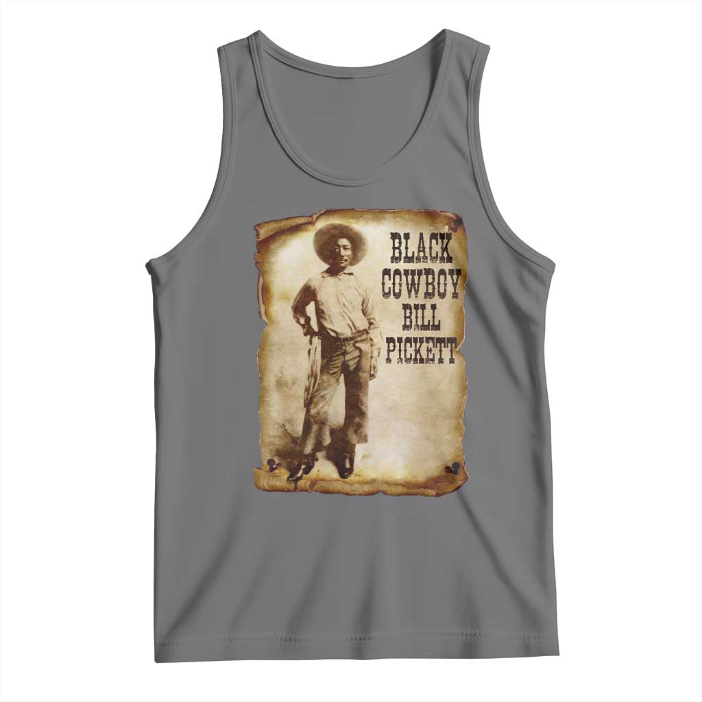 Black Cowboy Bill Pickett Tank Top African American Cowboys Black History