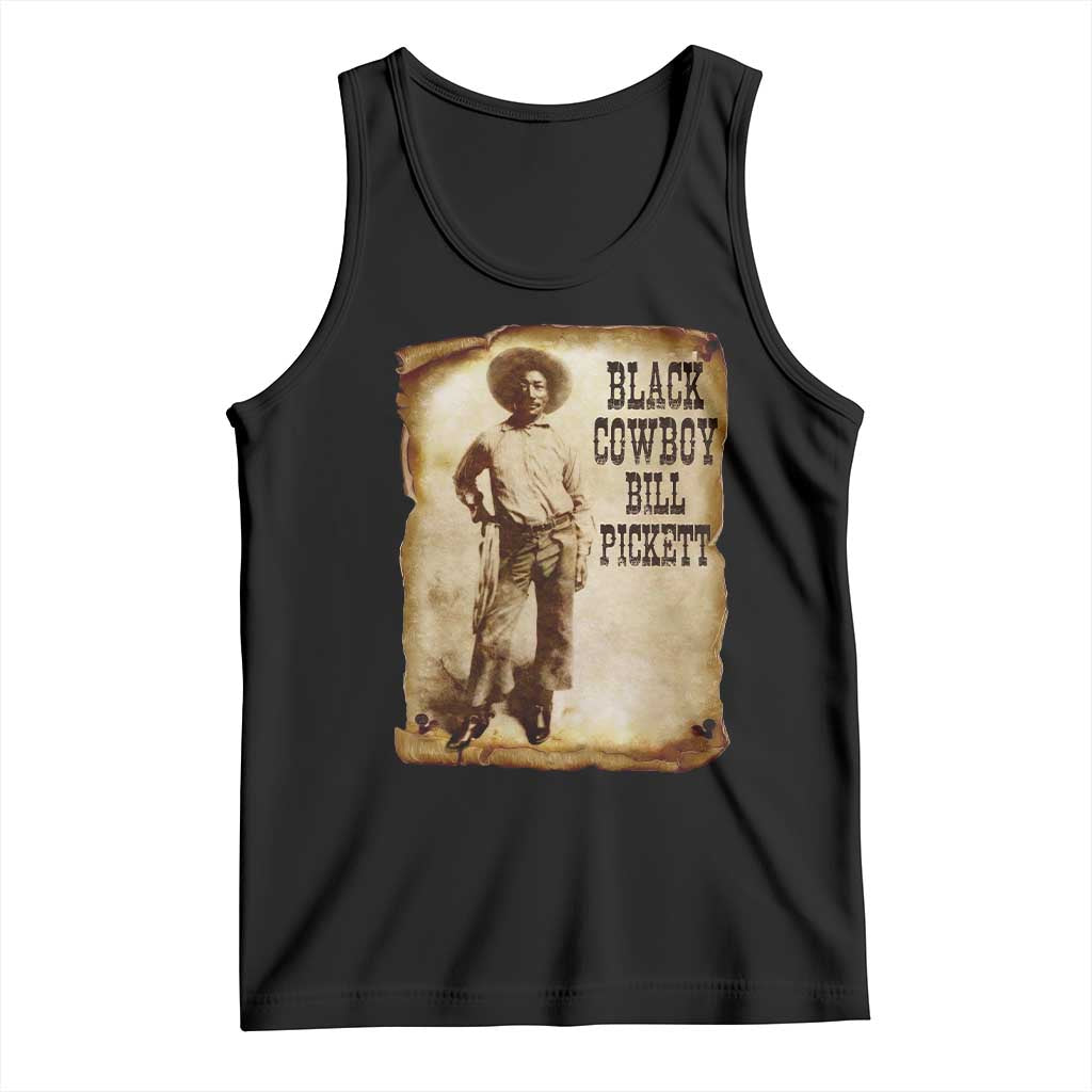 Black Cowboy Bill Pickett Tank Top African American Cowboys Black History