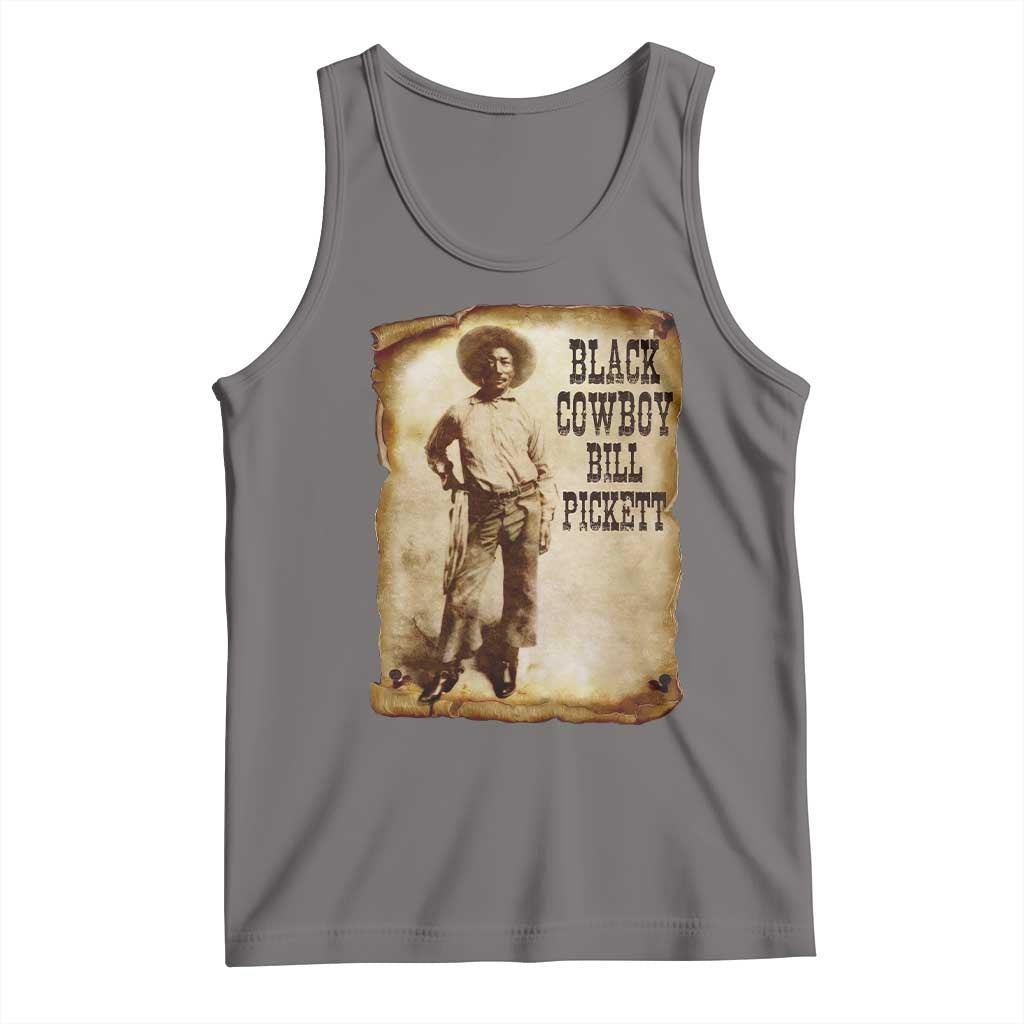 Black Cowboy Bill Pickett Tank Top African American Cowboys Black History