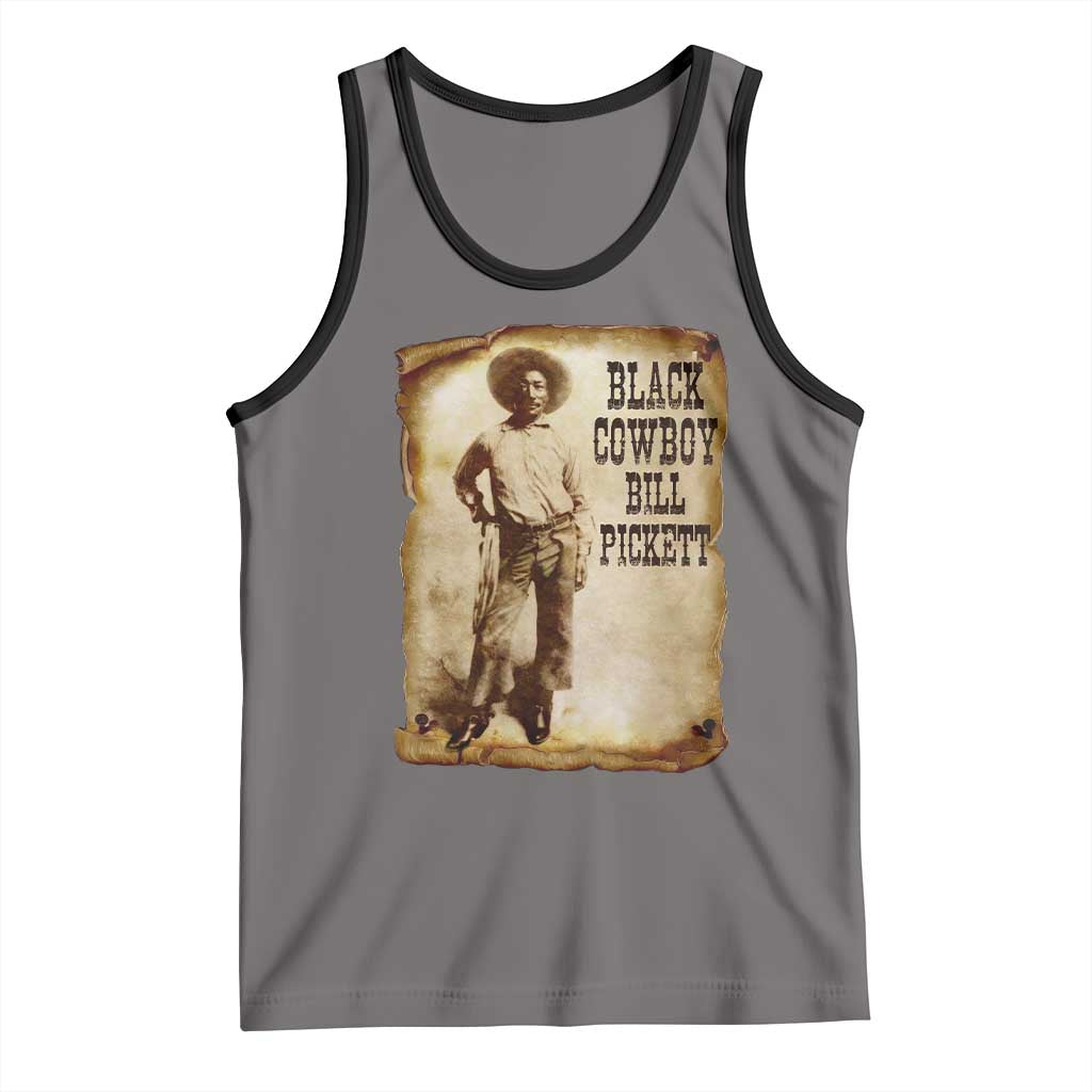 Black Cowboy Bill Pickett Tank Top African American Cowboys Black History