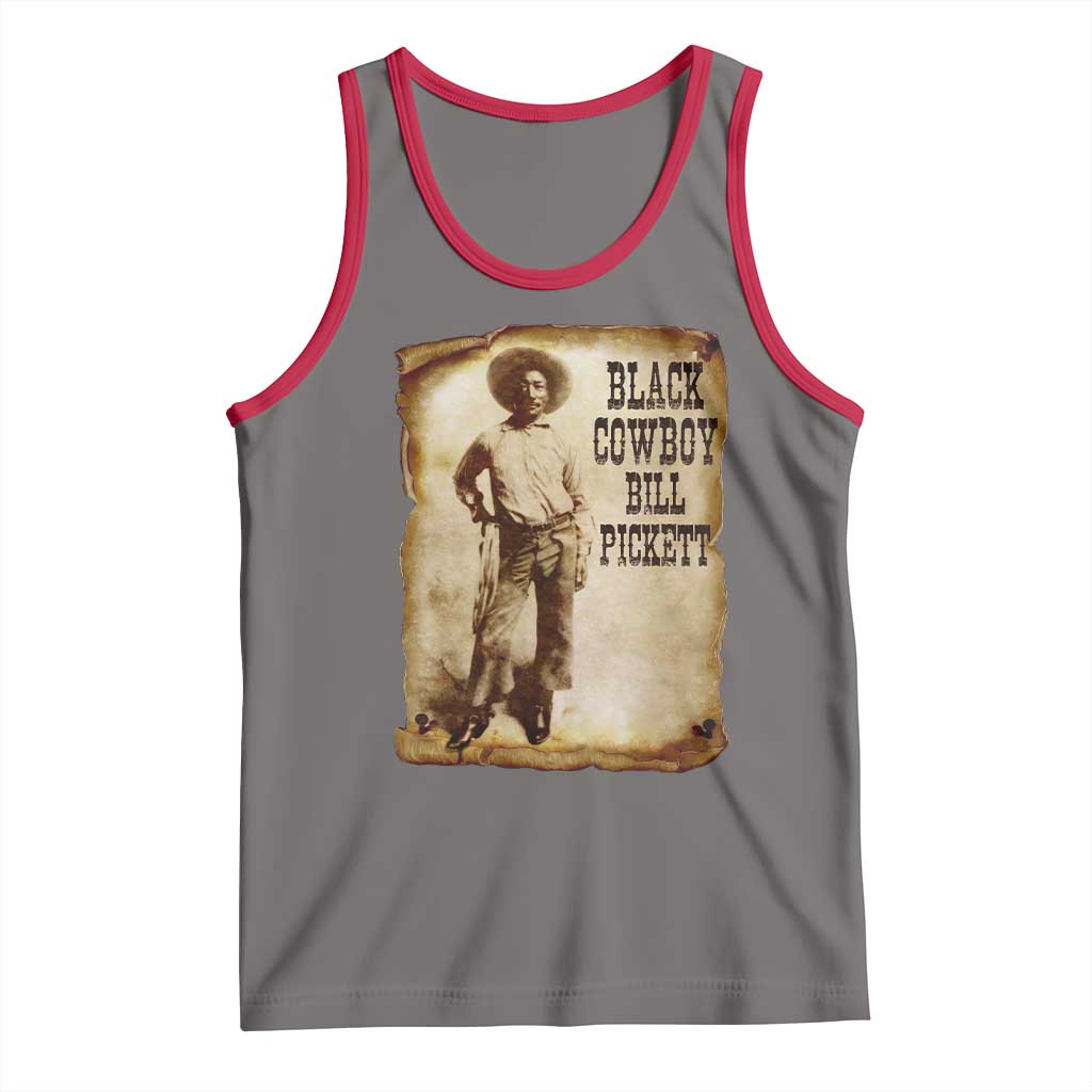 Black Cowboy Bill Pickett Tank Top African American Cowboys Black History