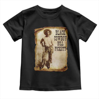 Black Cowboy Bill Pickett Toddler T Shirt African American Cowboys Black History