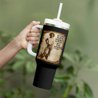 Black Cowboy Bill Pickett Tumbler With Handle African American Cowboys Black History