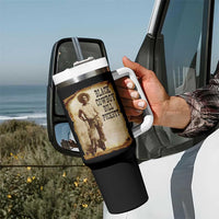 Black Cowboy Bill Pickett Tumbler With Handle African American Cowboys Black History