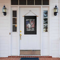 Happy 4th Of July To All You Sumbitches Garden Flag Funny Independence Day Meme American Flag