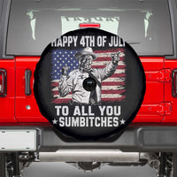 Happy 4th Of July To All You Sumbitches Spare Tire Cover Funny Independence Day Meme American Flag