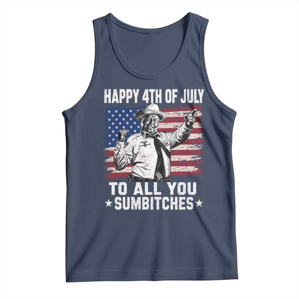 Happy 4th Of July To All You Sumbitches Tank Top Funny Independence Day Meme American Flag