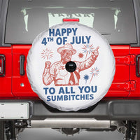Happy 4th Of July To All You Sumbitches Spare Tire Cover Funny Independence Day Meme