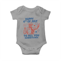 Happy 4th Of July To All You Sumbitches Baby Onesie Funny Independence Day Meme