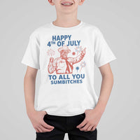 Happy 4th Of July To All You Sumbitches T Shirt For Kid Funny Independence Day Meme
