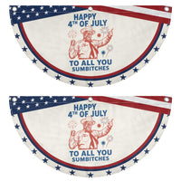 Happy 4th Of July To All You Sumbitches Patriotic Fan Flag Funny Independence Day Meme