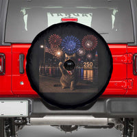 USA 250th Anniversary Cat Spare Tire Cover Funny 4th Of July Independence Day 250 Years 1776 2026 Patriotic Celebration Meme